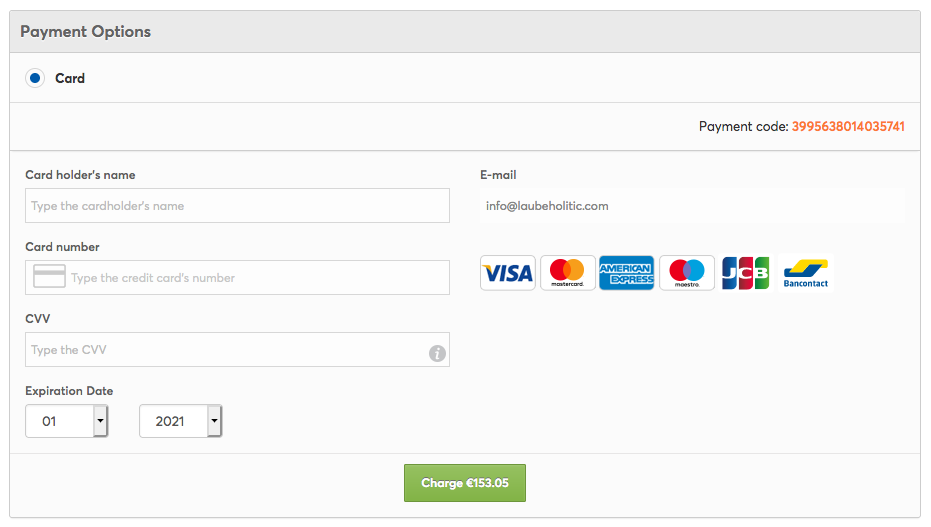 Laube Holistic | Payment Options