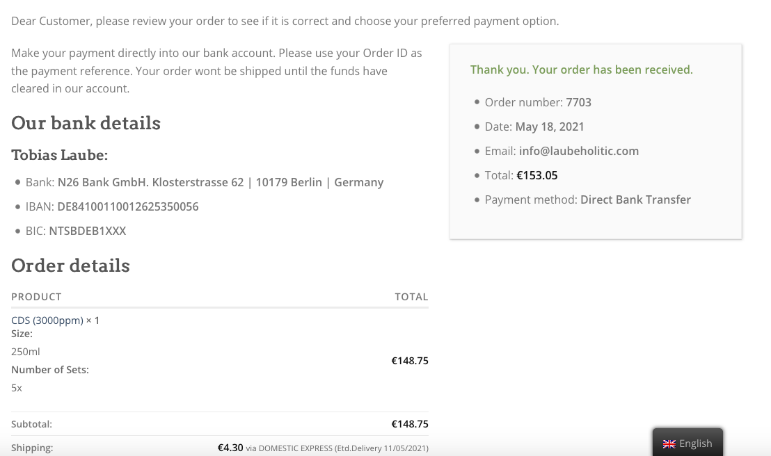Laube Holistic | Payment Options