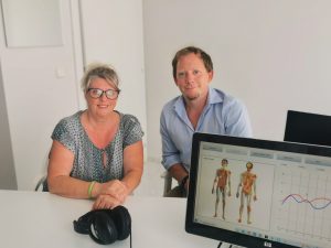 Oberon machine with Turningstones Biodfeedback therpay