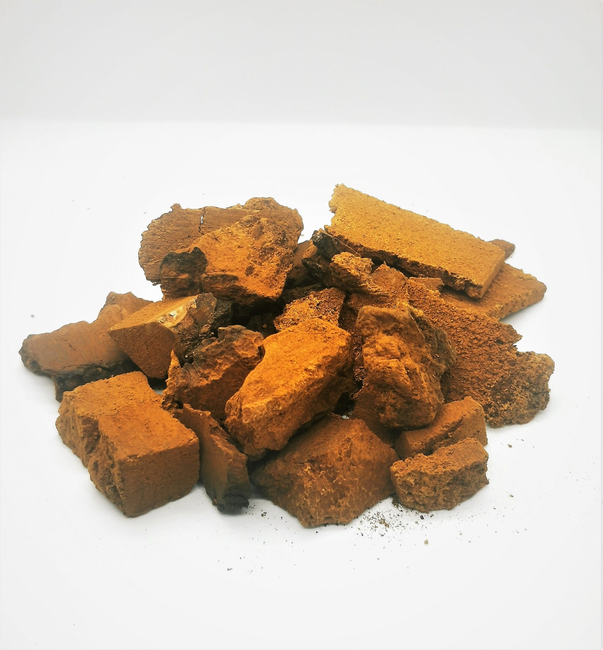 Chaga mushroom chunks